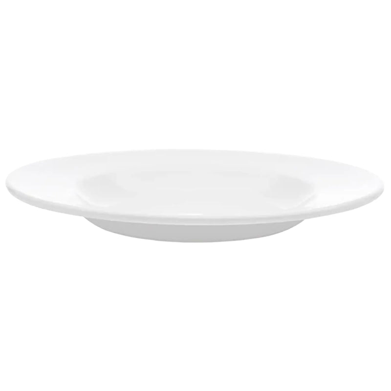 Browne Palm 12" White Porcelain Pasta Bowl (Pack of 12) - 20 Oz Capacity-Phoenix Food Equipment