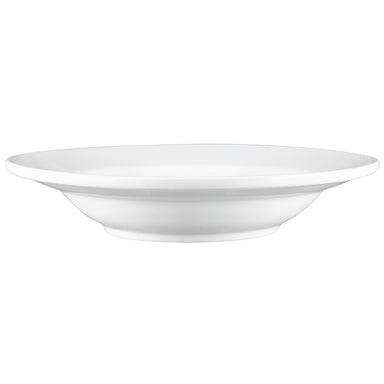 Browne PALM 9" White Porcelain Soup Bowl (Pack of 12) - 9 Oz Capacity-Phoenix Food Equipment