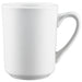 Browne PALM white porcelain cup in a tall tapered mug style with large handle, another size option