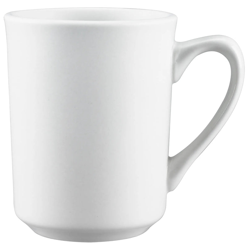 Browne Palm White Porcelain Stackable Cup (Pack of 12) - Various Sizes-Phoenix Food Equipment