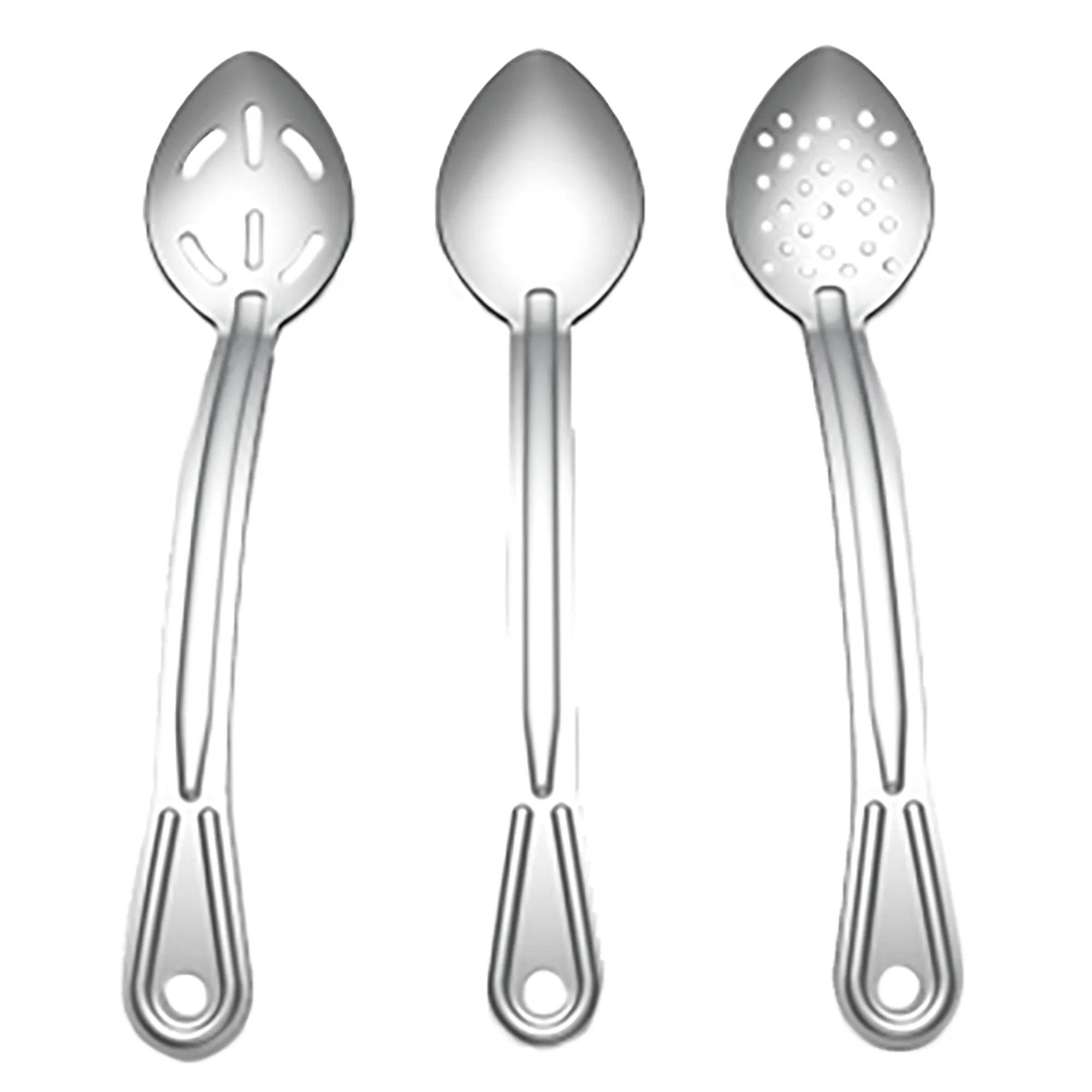 Browne RENAISSANCE Heavy-Duty Stainless Steel Curved Basting Spoon - Various Options-Phoenix Food Equipment