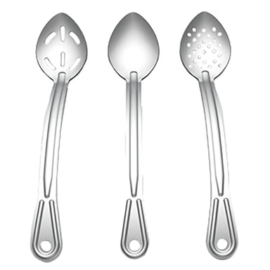 Browne RENAISSANCE Heavy-Duty Stainless Steel Curved Basting Spoon - Various Options-Phoenix Food Equipment