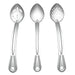 Browne RENAISSANCE heavy-duty stainless steel curved basting spoons in perforated, solid and slotted options