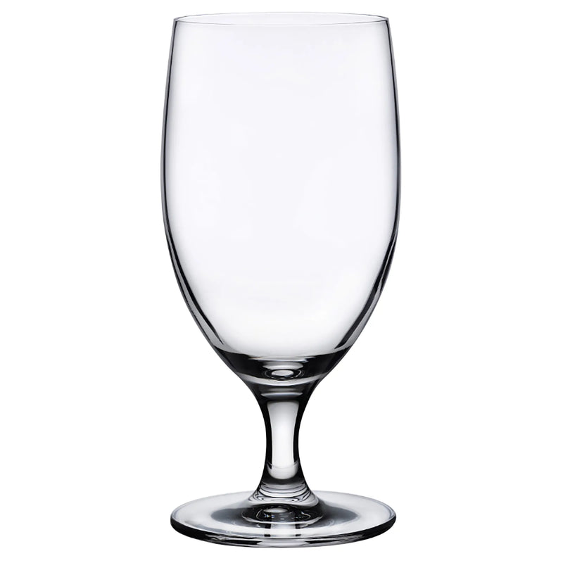 Browne RESERVA 13.5 oz clear all-purpose stemmed glass with short stem and round foot, pack of 12