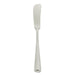 Browne ROYAL stainless steel flatware set of 12, butter spreader option with short flat blade, front view