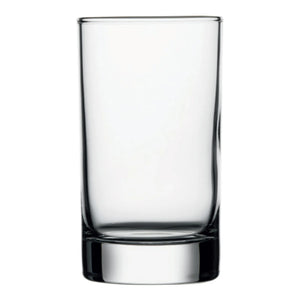 Browne SIDE-HEAVY SHAM 5.25 oz clear glass juice glass with straight sides and thick heavy base, pack of 12