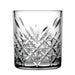 Browne TIMELESS clear glass rocks glass with vintage cut-glass pattern, pack of 12, smaller size option