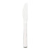 Browne WIN2 stainless steel flatware set of 12, dinner knife option with straight blade and flat handle