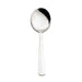 Browne WIN2 stainless steel flatware set of 12, round soup spoon option with smaller circular bowl