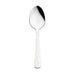 Browne WIN2 stainless steel flatware set of 12, oval dessert spoon option with pointed polished bowl