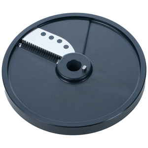 Brunner-Anliker 7 1/8" brunoise disc, 2 mm BR2, for the GSM5 Star vegetable slicer, top angled view