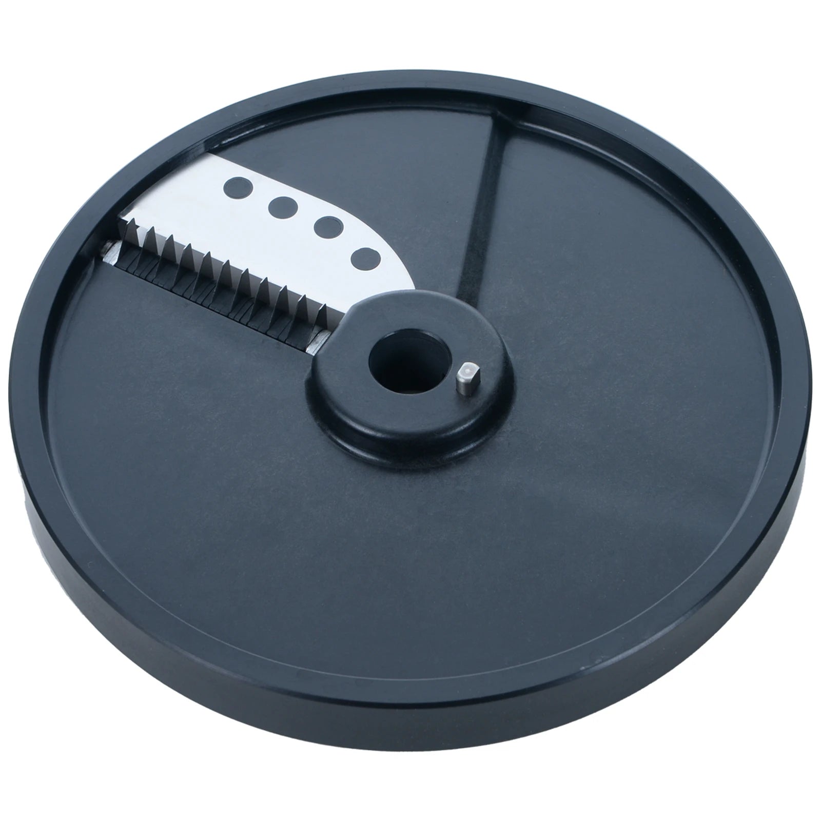Brunner-Anliker 7 1/8" brunoise disc, 5 mm BR5, for the GSM5 Star vegetable slicer, top angled view