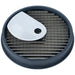 Brunner-Anliker 7 1/8" dicing disc, 8 mm W8, for the GSM5 Star & Anliker L vegetable slicer, top angled view
