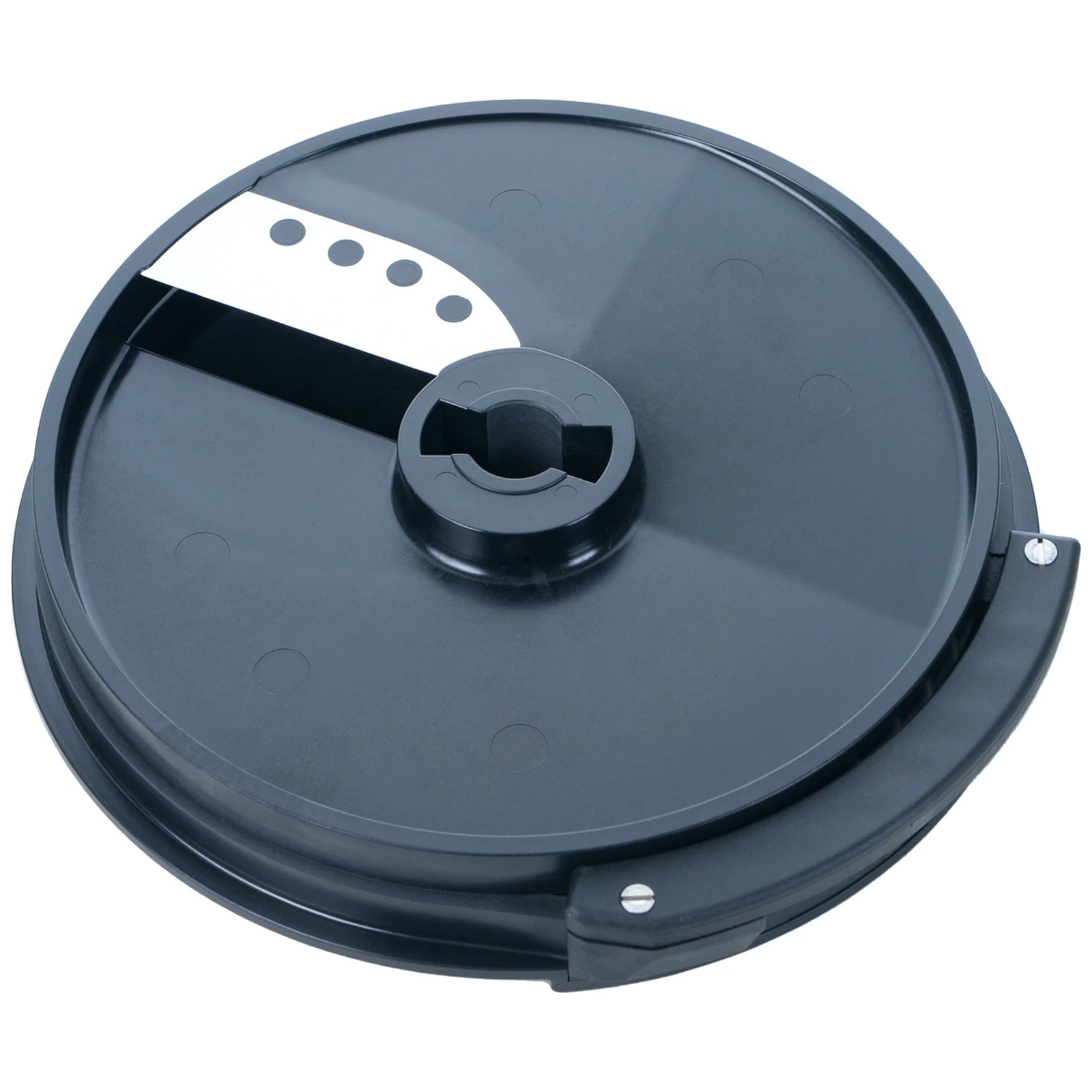 Brunner-Anliker 7 1/8" French fry disc, 10 mm PF10 Straight, for the GSM5 Star & Anliker L vegetable slicer, top angled view