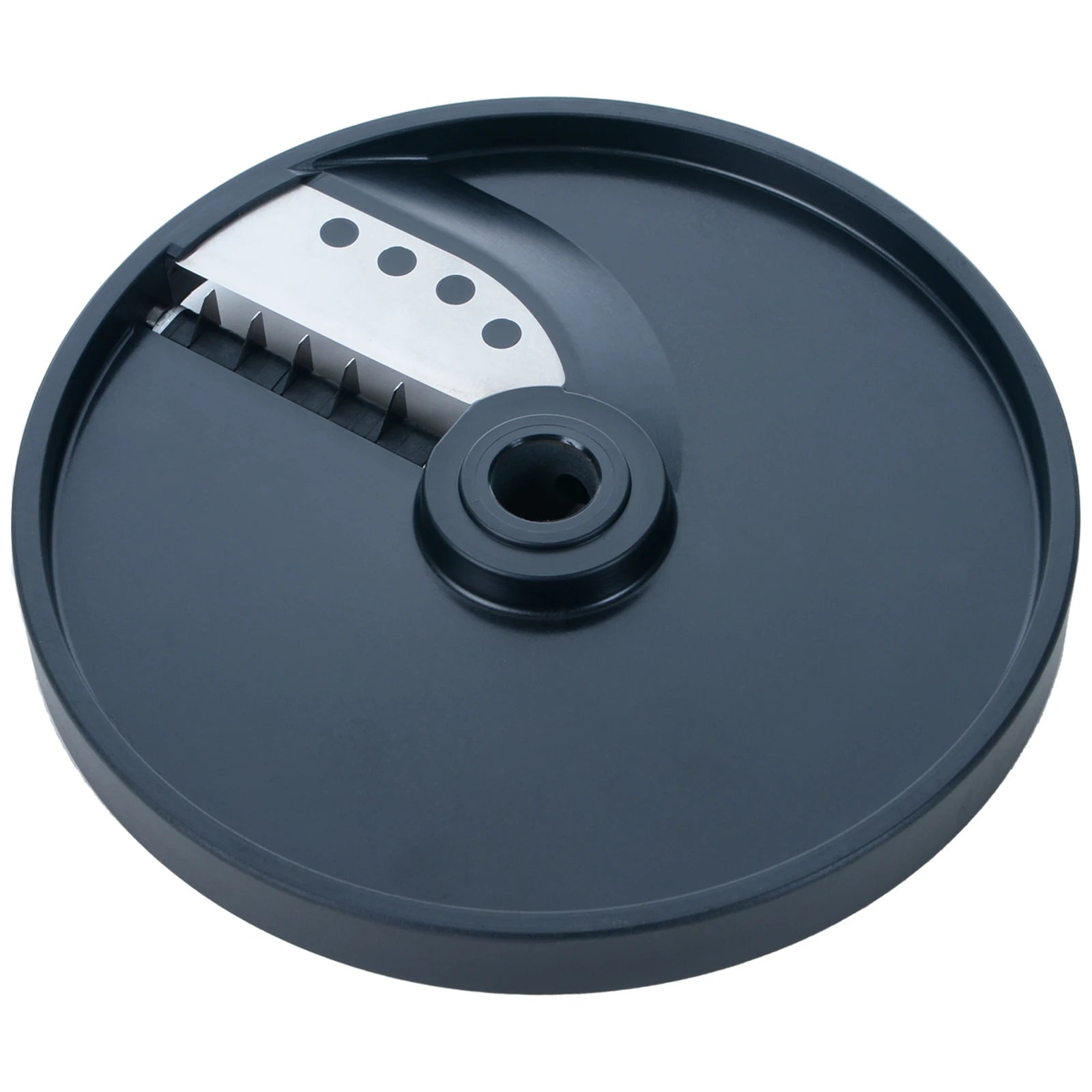 Brunner-Anliker 7 1/8" French fry disc, 8 mm BT8, for the GSM5 Star & Anliker L vegetable slicer, top angled view