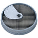 Brunner-Anliker 9 1/2" dicing disc, 8 mm W8, for the XL-C & XL-C Star vegetable slicer, top angled view