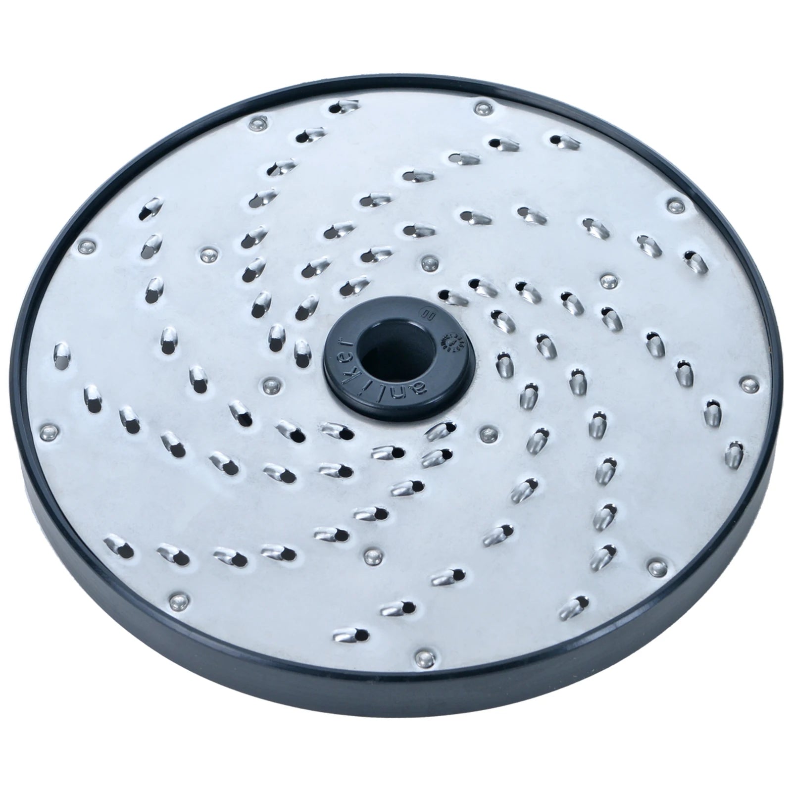 Brunner-Anliker 7 1/8" grater disc, No. 7 3 mm, for the GSM5 Star & Anliker L vegetable slicer, top angled view