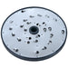 Brunner-Anliker 9 1/2" grater disc, No. 00 11 mm, for the XL-C & XL-C Star vegetable slicer, top angled view