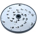 Brunner-Anliker 9 1/2" grater disc, No. 000 13 mm, for the XL-C & XL-C Star vegetable slicer, top angled view