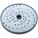 Brunner-Anliker 9 1/2" grater disc, No. 2 6 mm, for the XL-C & XL-C Star vegetable slicer, top angled view