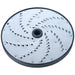 Brunner-Anliker 9 1/2" grater disc, No. 4 4.2 mm, for the XL-C & XL-C Star vegetable slicer, top angled view