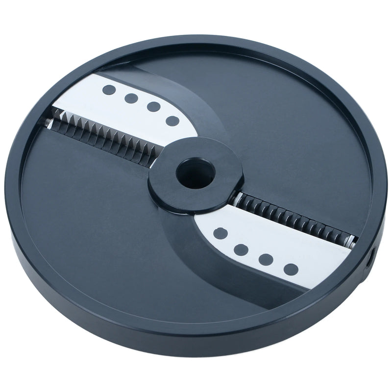 Brunner-Anliker 7 1/8" allumette disc, 4 mm PA4, for the GSM5 Star & Anliker L vegetable slicer, top angled view