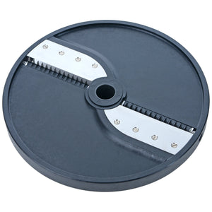 Brunner-Anliker 9 1/2" allumette disc, 4 mm PA4, for the XL-C & XL-C Star vegetable slicer, top angled view