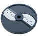 Brunner-Anliker 7 1/8" slicing disc, 3 mm G3 Coarse Cut, for the GSM5 Star & Anliker L vegetable slicer, top angled view