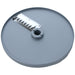 Brunner-Anliker 9 1/2" gaufrette disc, 8 mm PG8, for the XL-C Star vegetable slicer, top angled view