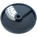 Brunner-Anliker 7 1/8" wave cut disc, 7 mm SU7, for the GSM5 Star & Anliker L vegetable slicer, top angled view