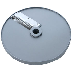 Brunner-Anliker 9 1/2" wave cut disc, 5 mm SU5, for the XL-C & XL-C Star vegetable slicer, top angled view