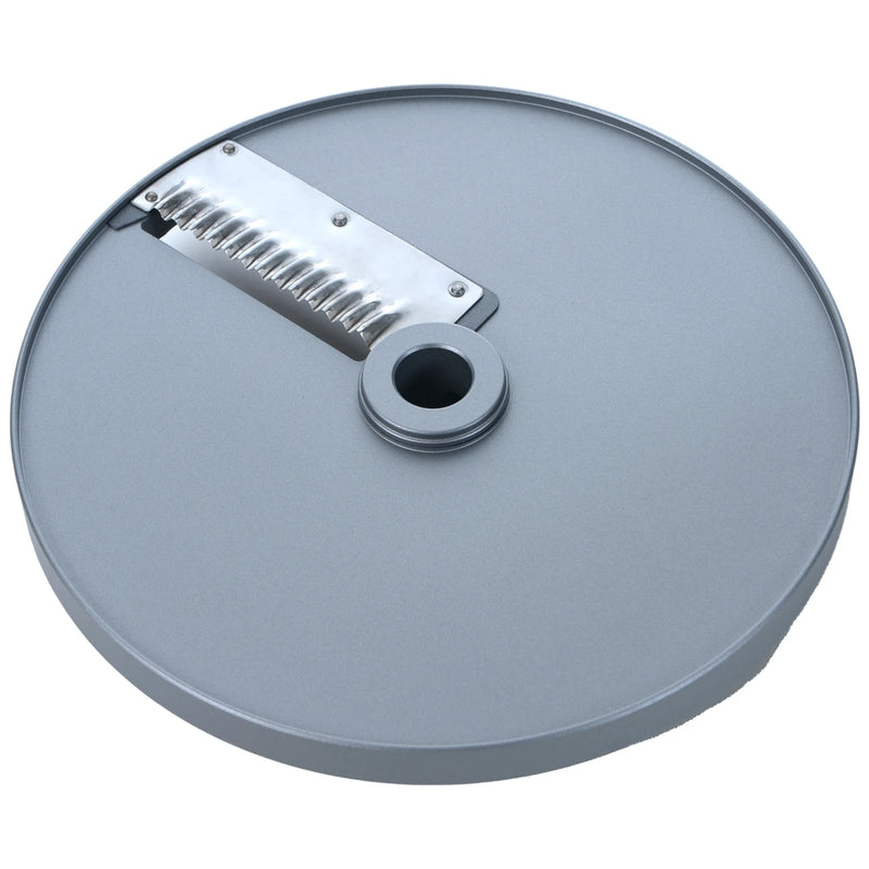 Brunner-Anliker 9 1/2" wave cut disc, 5 mm SU5, for the XL-C & XL-C Star vegetable slicer, top angled view