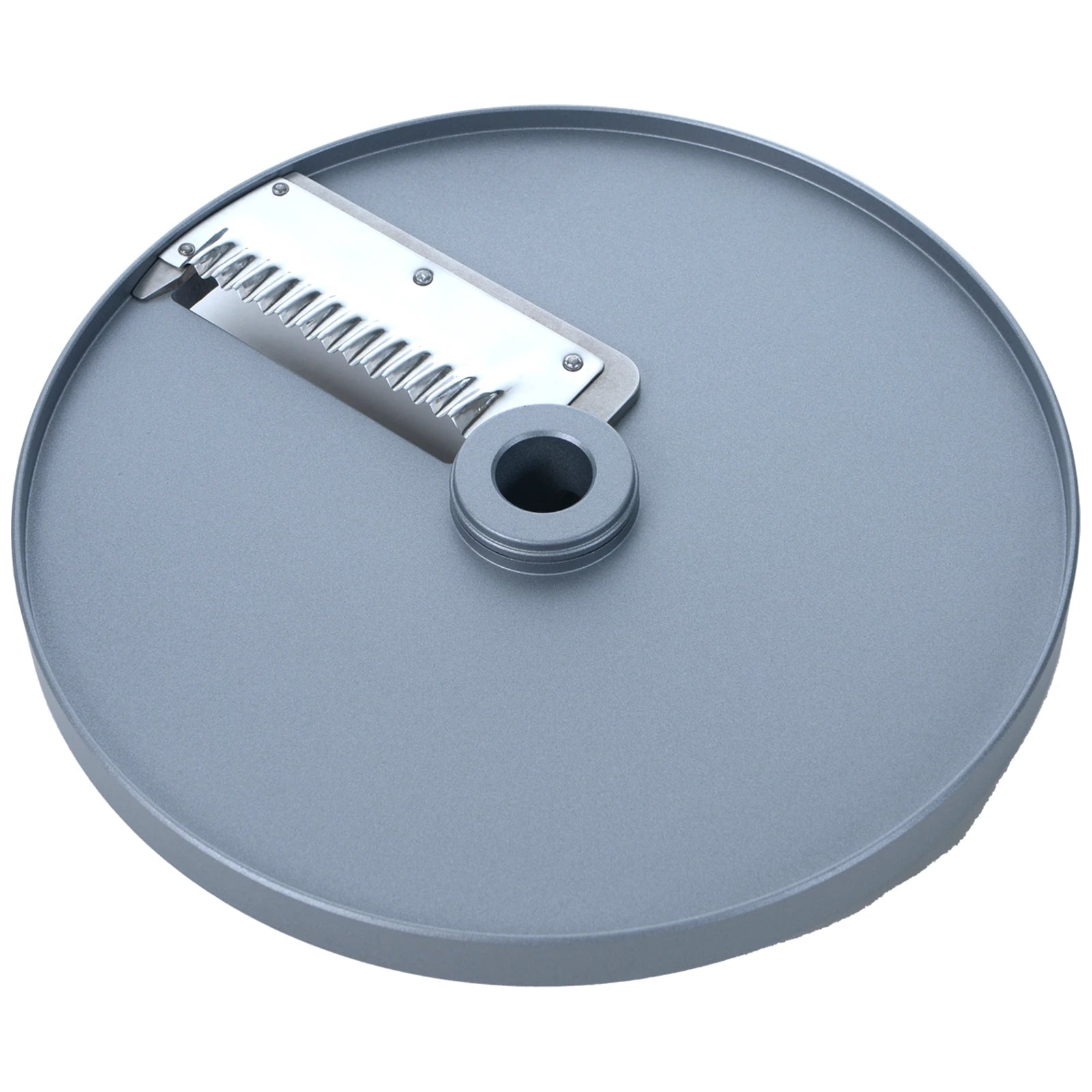 Brunner-Anliker 9 1/2" wave cut disc, 7 mm SU7, for the XL-C & XL-C Star vegetable slicer, top angled view