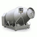 CM Machine Services MP Series large capacity vacuum meat tumbler, stainless steel drum on frame with control panel