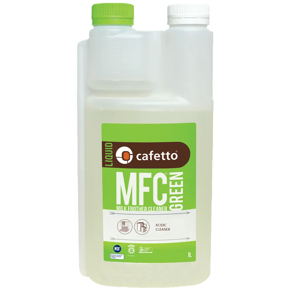 Cafetto MFC Green - Organic Milk Frother Cleaner 1L (6 per Case)-Phoenix Food Equipment