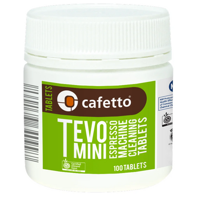 Cafetto TEVO Mini Espresso Machine Cleaning Tablets - 1.5g x 100 Tablets-Phoenix Food Equipment