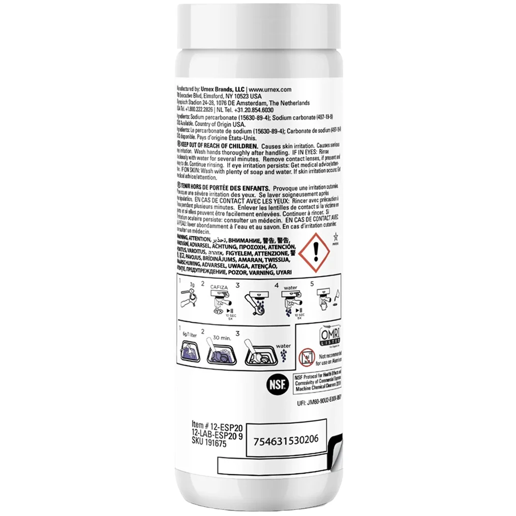 Cafiza Espresso Machine Cleaner Powder - 566g-Phoenix Food Equipment