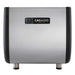 Casadio Nettuno two group espresso machine, rear view of the stainless steel back panel with Casadio logo