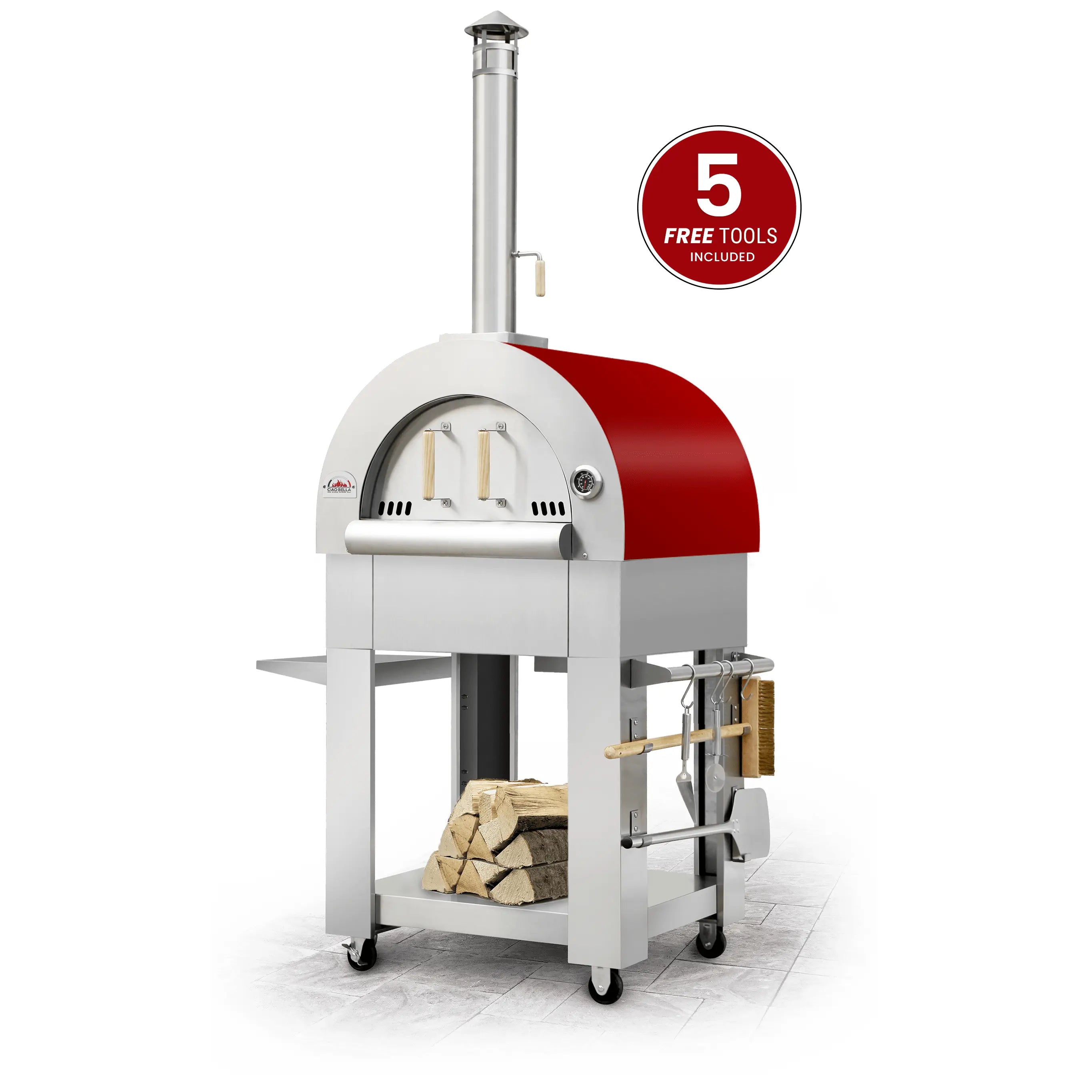 Ciao Bella Primo Wood Fired Outdoor Pizza Oven - Various Colours-Phoenix Food Equipment