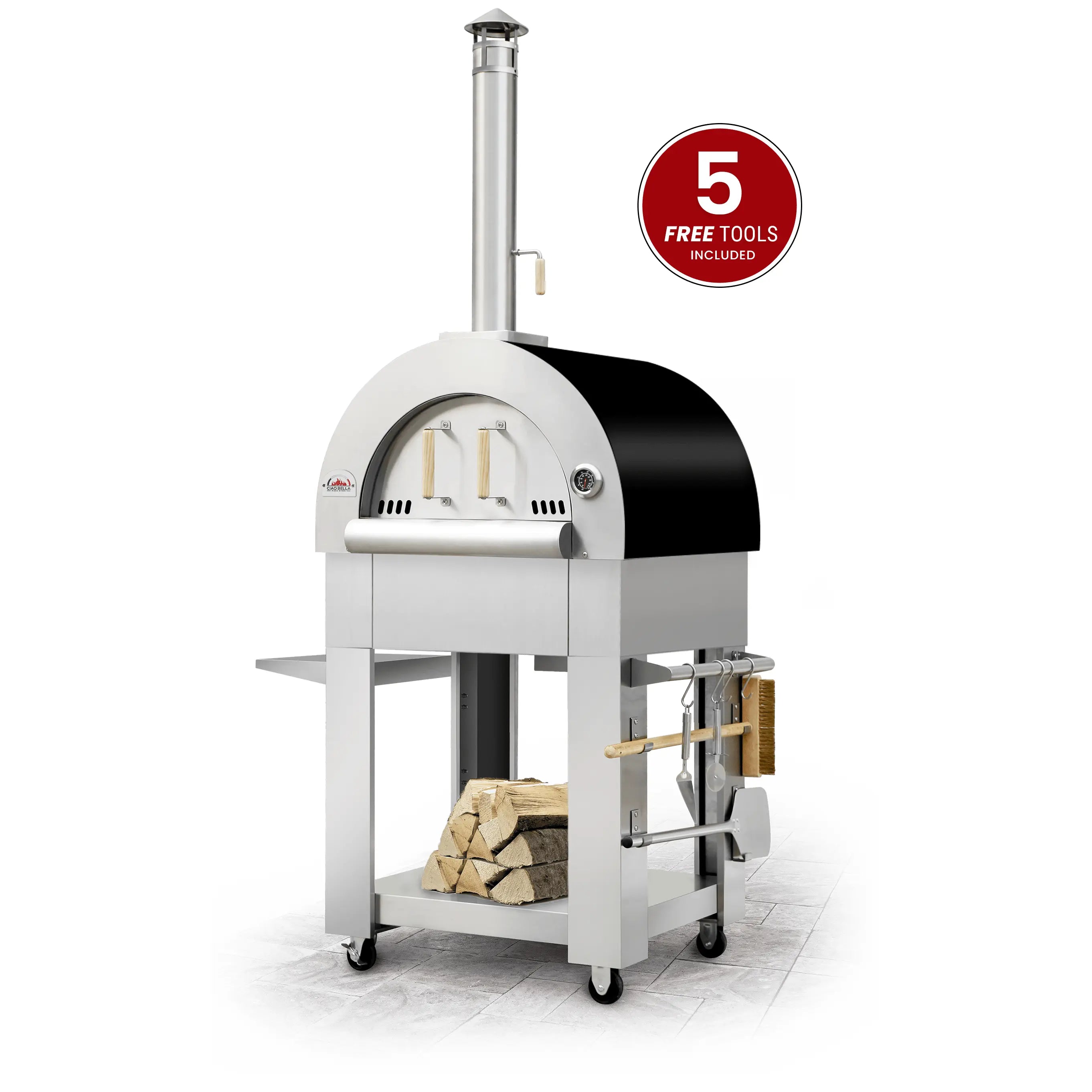 Ciao Bella Primo Wood Fired Outdoor Pizza Oven - Various Colours-Phoenix Food Equipment