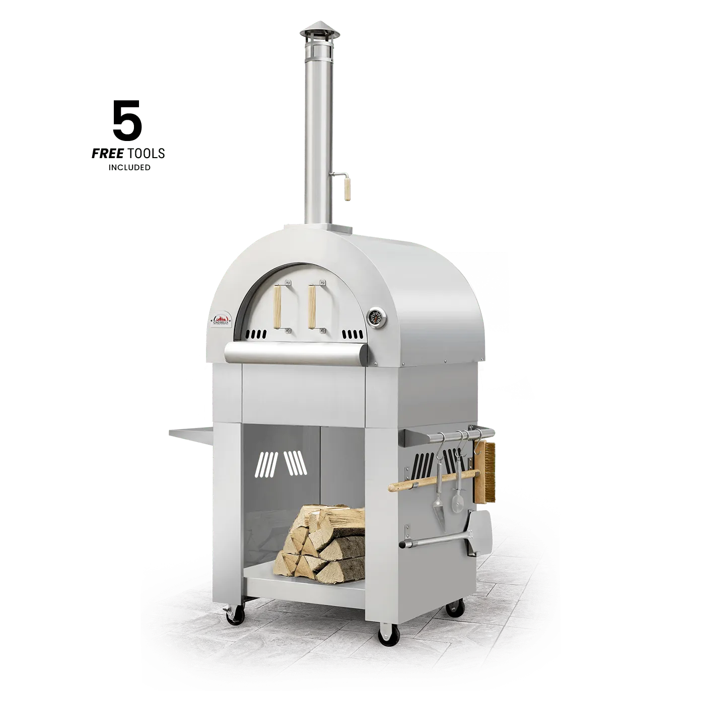 Ciao Bella Primo Wood Fired Outdoor Pizza Oven - Various Colours-Phoenix Food Equipment