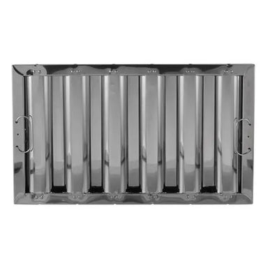 Component Hardware FR51-Series Type VI Stainless Steel Baffle Grease Hood Filter - Various Sizes-Phoenix Food Equipment