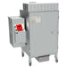 Cookshack FEC120 commercial gas pellet smoker oven in stainless steel with side pellet hopper and controller