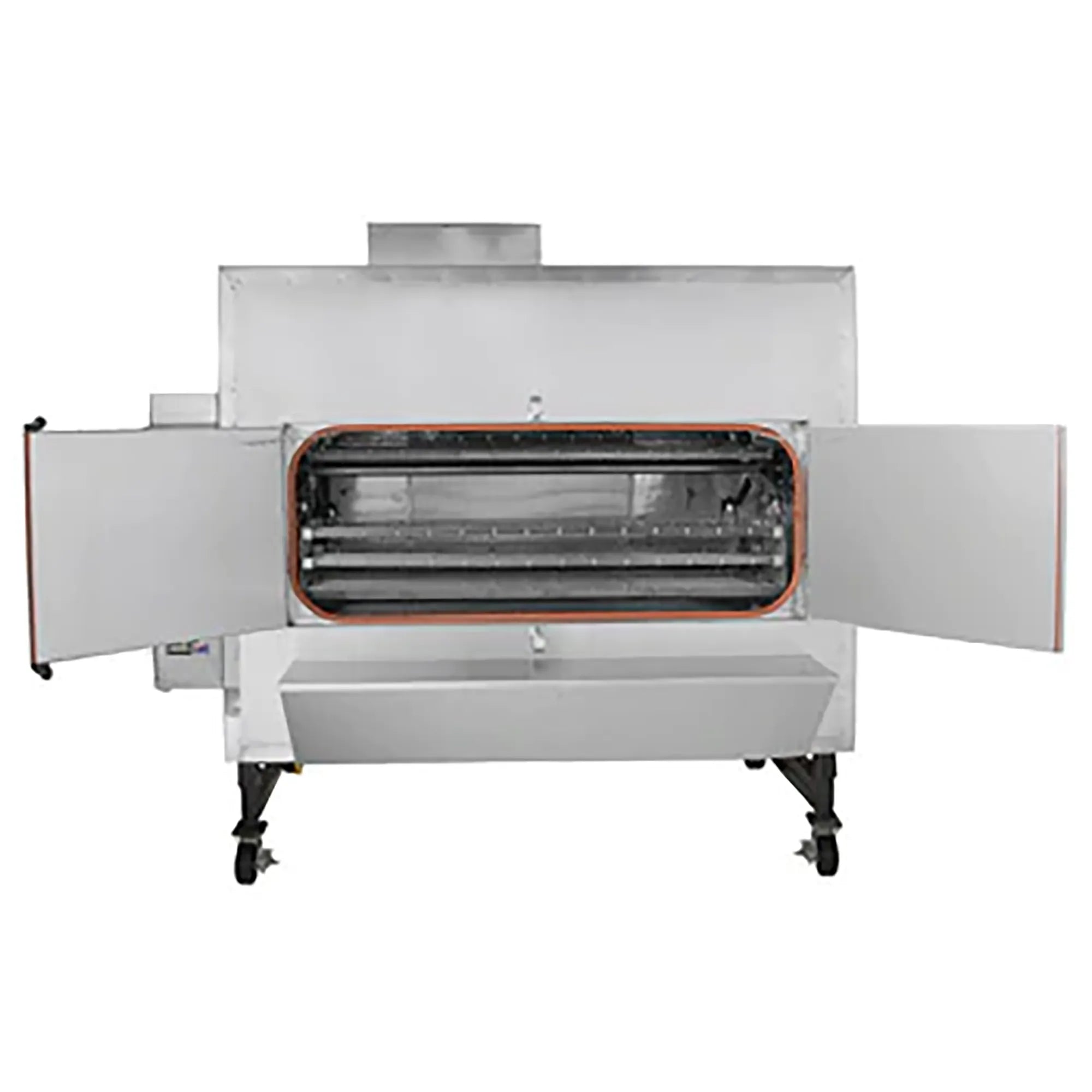 Cookshack FEC750 Commercial Gas Rotisserie Smoker Oven - 750LB Capacity-Phoenix Food Equipment