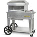 Crown Verity CV-PZ24-MB 24" mobile pizza oven, stainless steel, front view