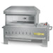 Crown Verity CV-PZ24-TT 24" tabletop pizza oven, stainless steel, front view