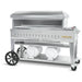 Crown Verity CV-PZ48-CB 48" club series pizza oven, stainless steel, front view
