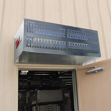 Curtron S-IBD Series Insect Back Door Stainless Steel Air Curtain - Various Configurations-Phoenix Food Equipment