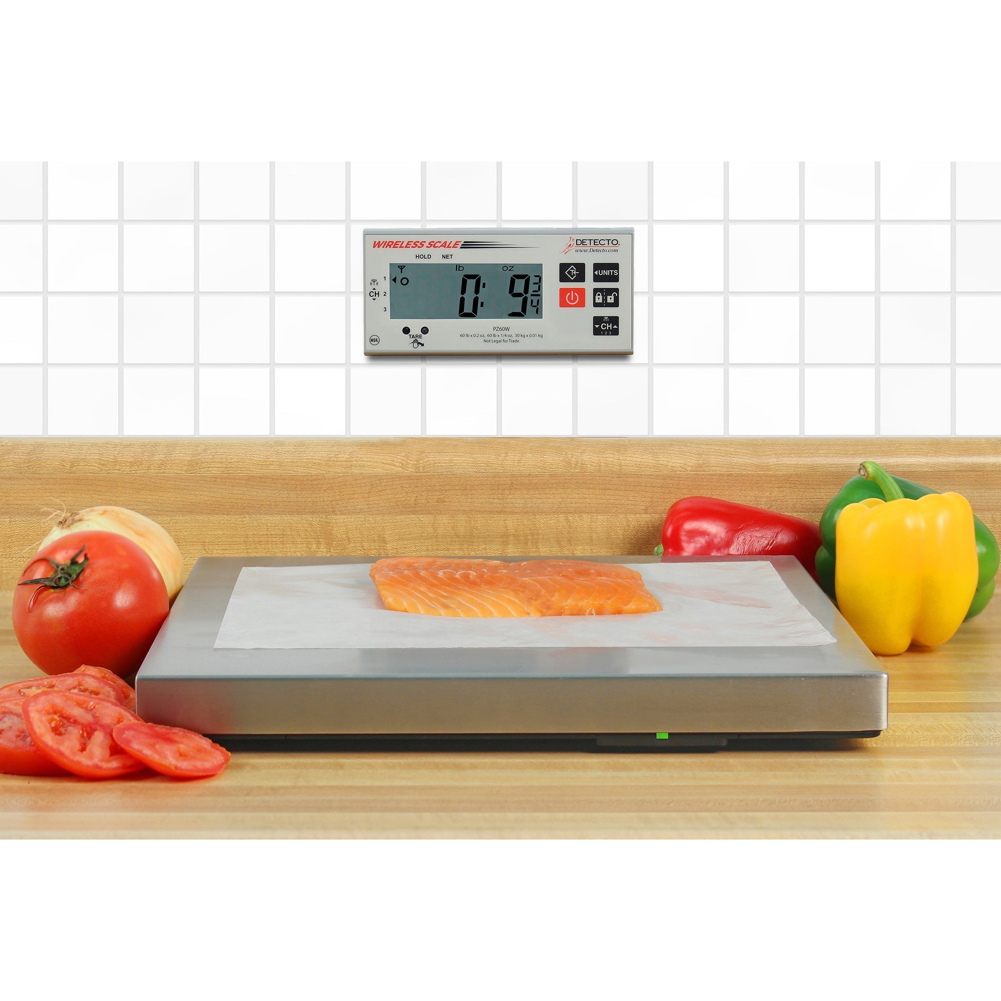 Detecto PZ Series Wireless Portioning Ingredient Scale - 30 Lbs & 60 Lbs Capacity-Phoenix Food Equipment