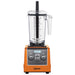 Dynamic BlendPro 3 commercial blender with touchpad controls, orange base and clear 2L container with black lid
